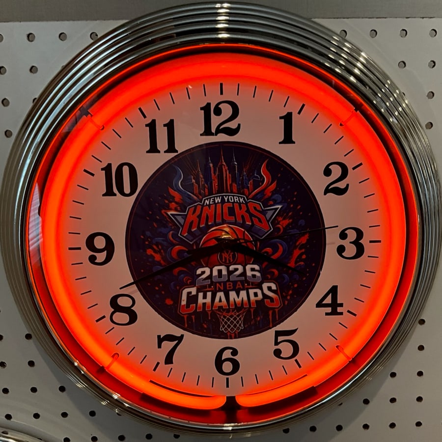 New York Knicks 2026 Champs custom neon clock by It’s Lit Neon
