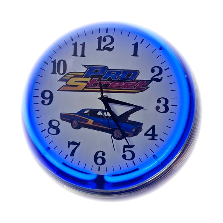 Pro Street custom neon clock by It’s Lit Neon