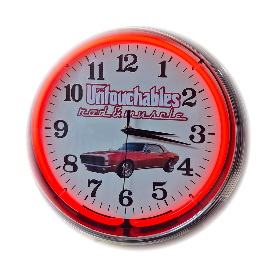 Untouchables Camaro custom neon clock by It’s Lit Neon