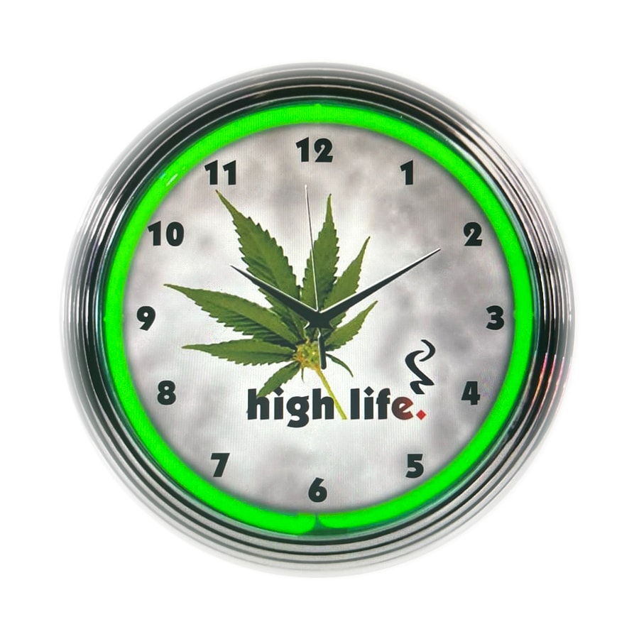 High Life custom neon clock by It’s Lit Neon