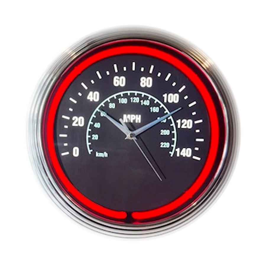 Speedometer custom neon clock by It’s Lit Neon
