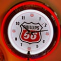 Phillips 66 neon clock design