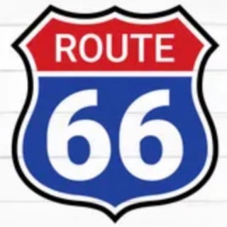 Route 66 neon clock design