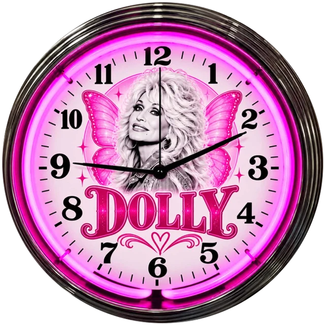 Dolly neon clock by It’s Lit Neon — new arrival $135