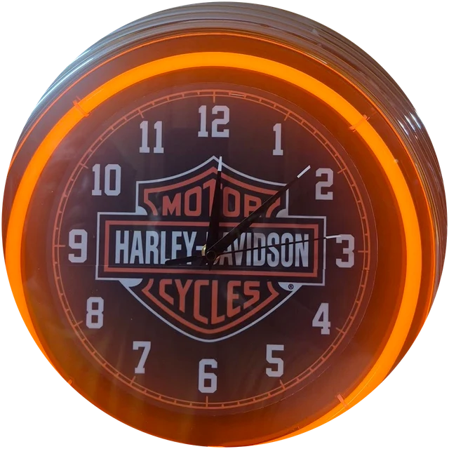 Harley-Davidson neon clock by It’s Lit Neon — new arrival $135