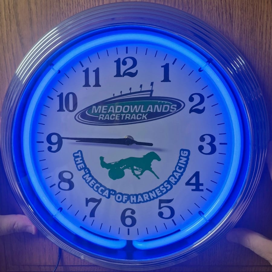Meadowlands Racetrack &middot; blue glow