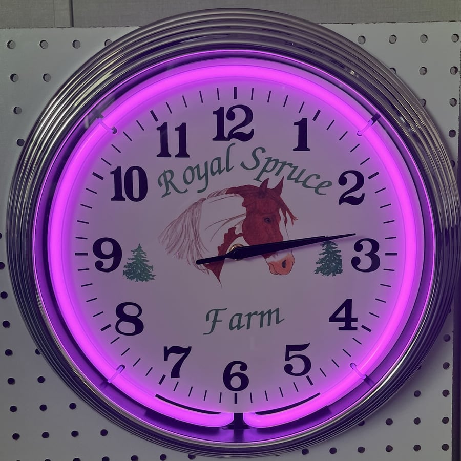 Royal Spruce Farm &middot; purple glow