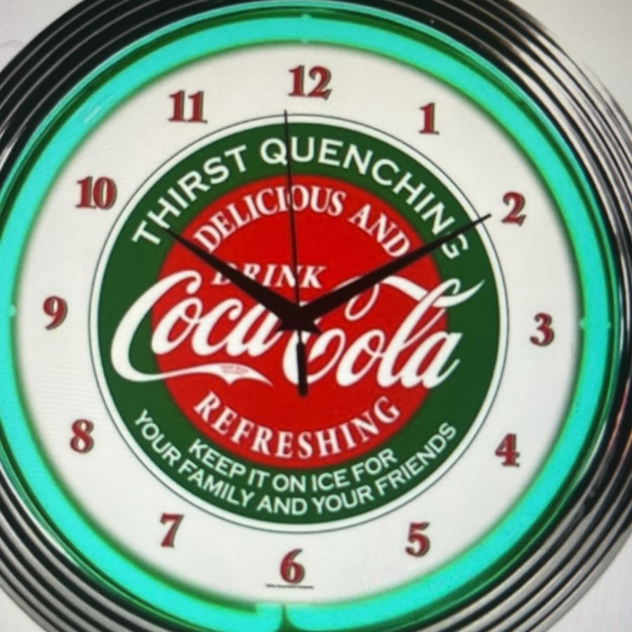 Coca-Cola · green glow