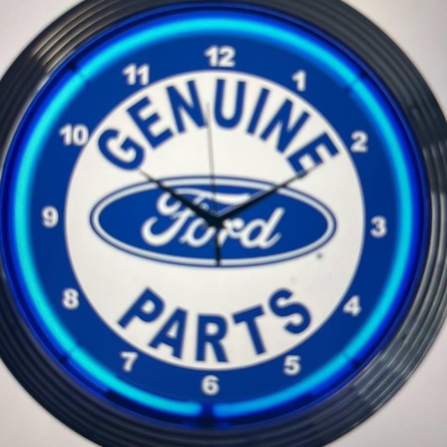 Genuine Ford Parts · blue glow