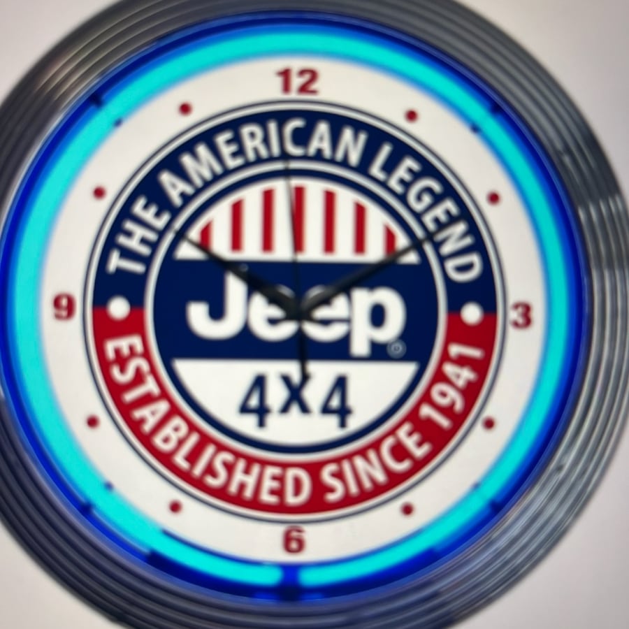 Jeep 4x4, the American Legend · blue glow