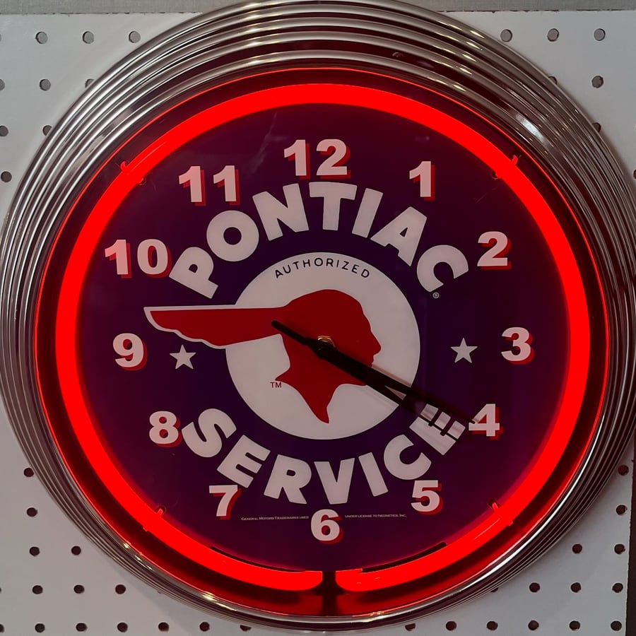 Pontiac Service · red glow