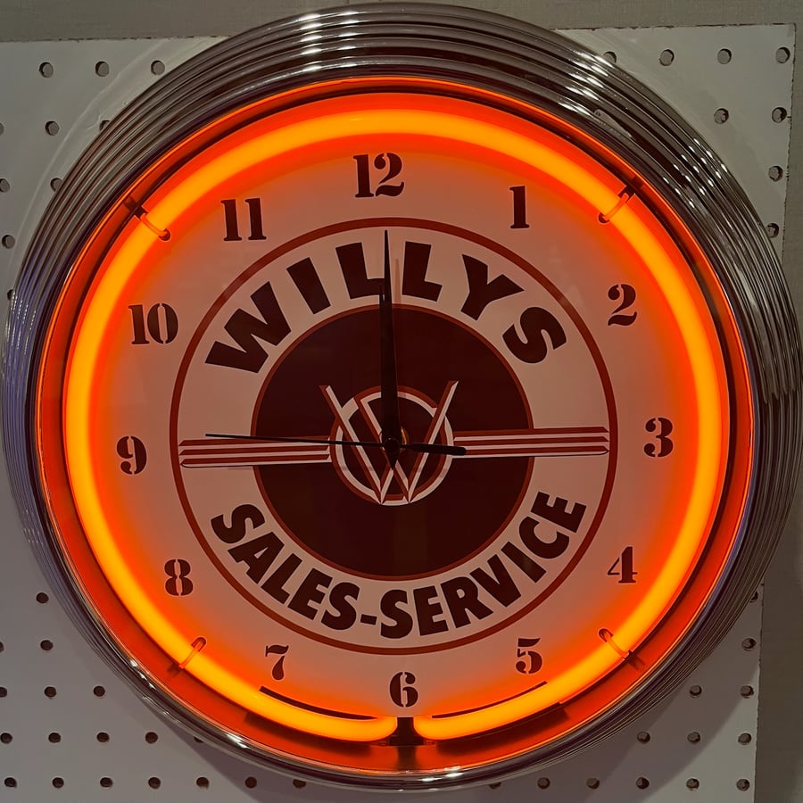 Willys Sales & Service · orange glow