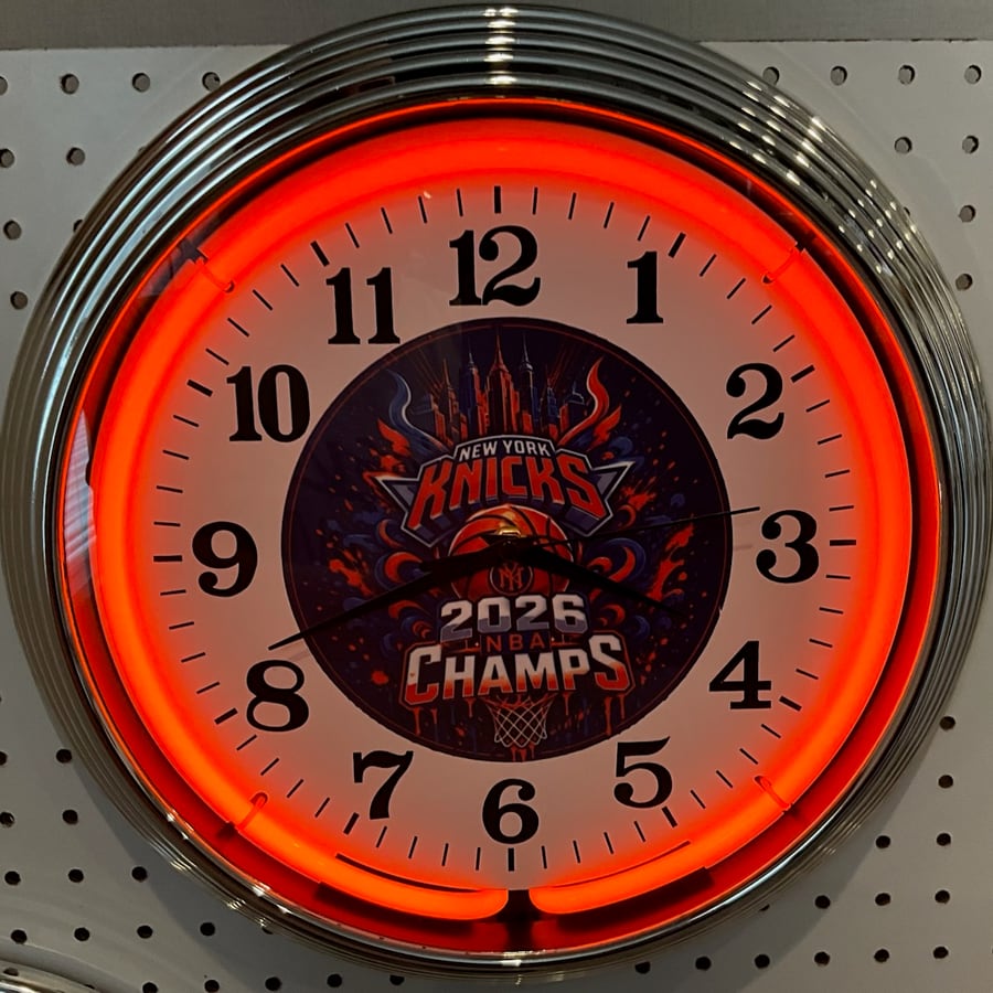 Knicks · 2026 Champs · red glow