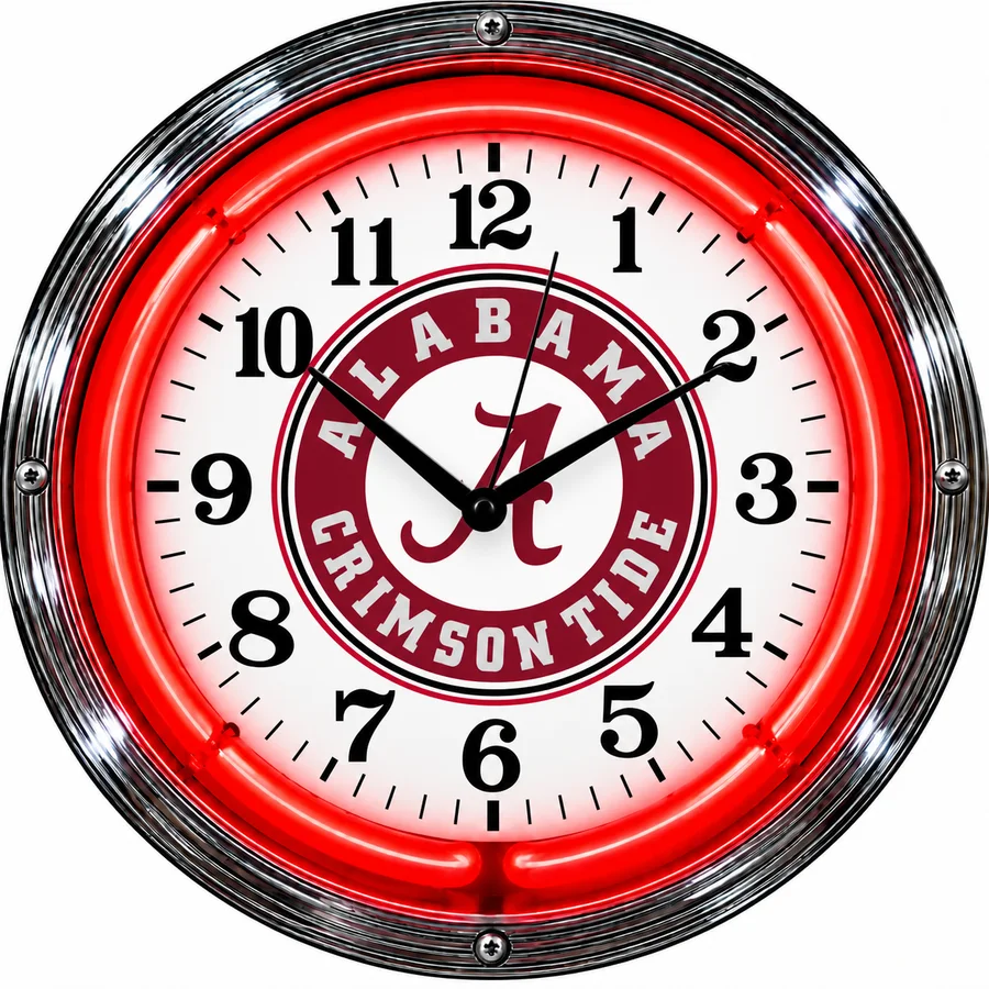 Alabama Crimson Tide, Roundel neon clock
