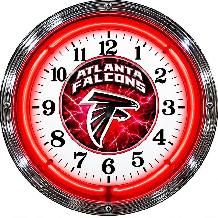 Atlanta Falcons, Lightning neon clock