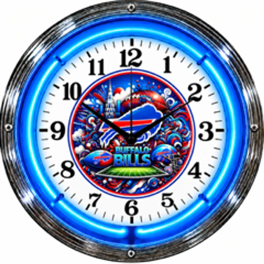 Buffalo Bills, Stadium neon clock