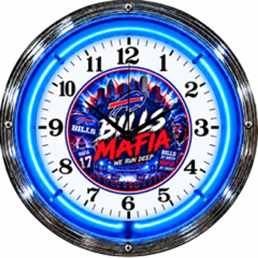 Buffalo Bills, Bills Mafia neon clock