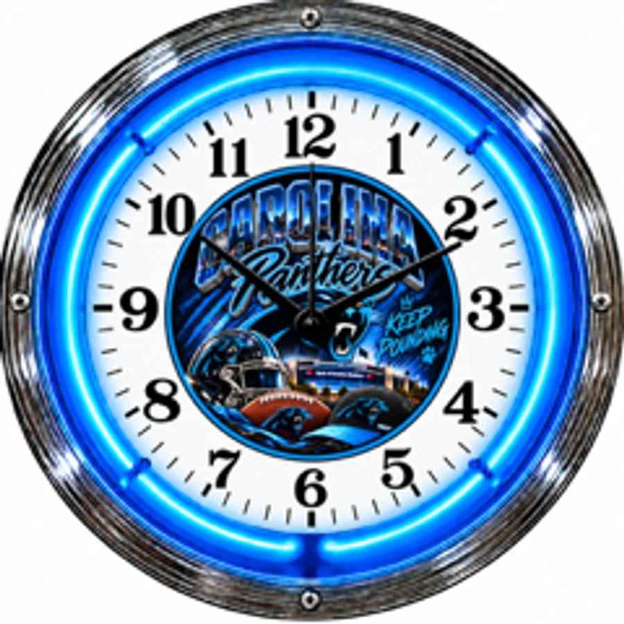Carolina Panthers, Keep Pounding neon clock