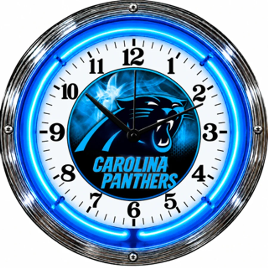 Carolina Panthers, Panther neon clock