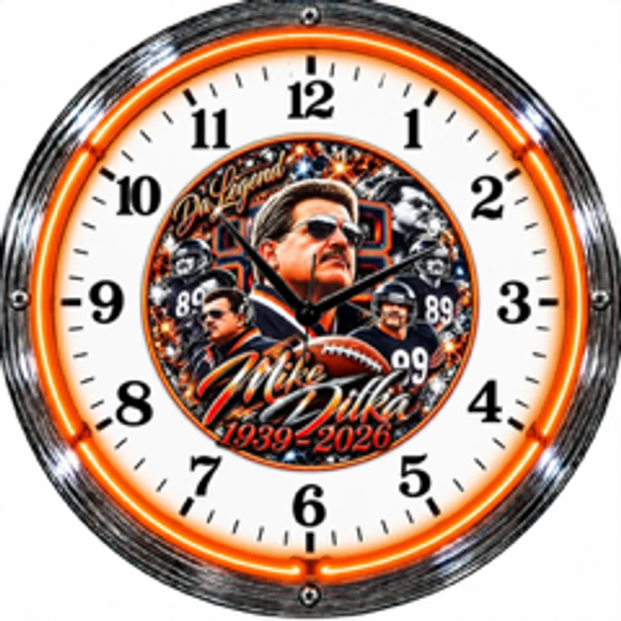Coach Mike Ditka, Coach Mike Ditka: Da Legend neon clock