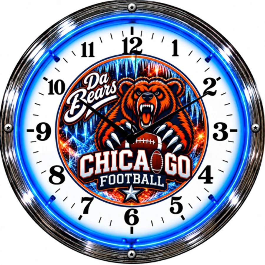 Chicago Bears, Da Bears neon clock