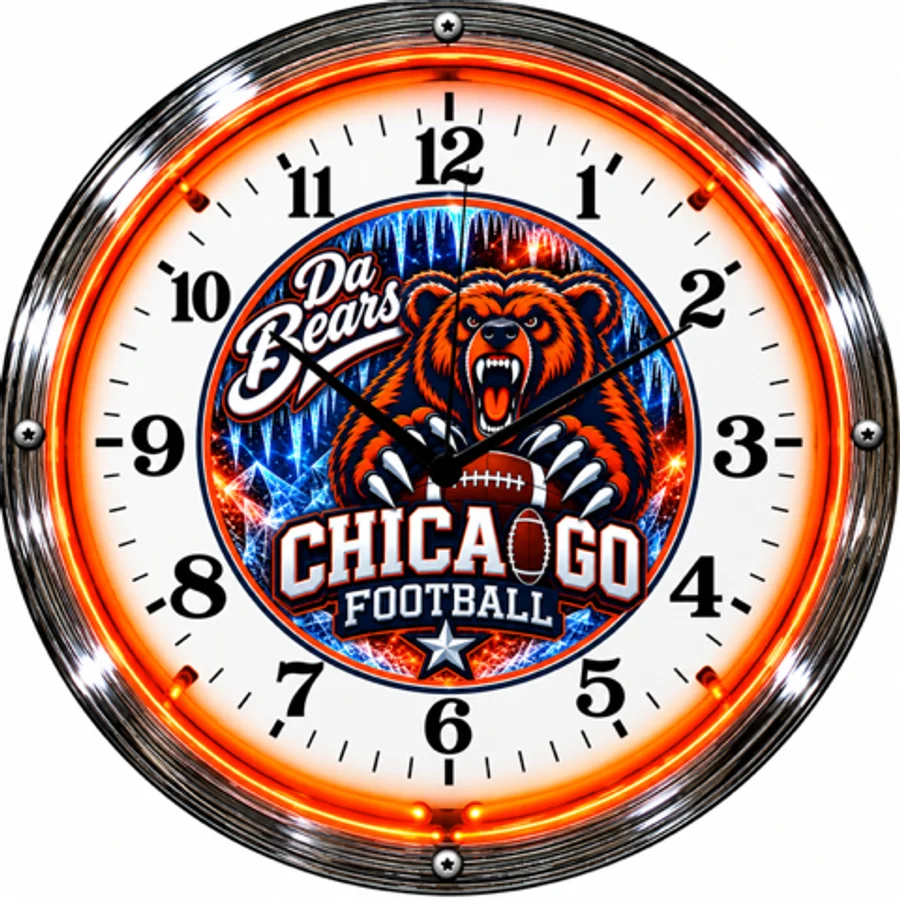 Chicago Bears, Da Bears neon clock