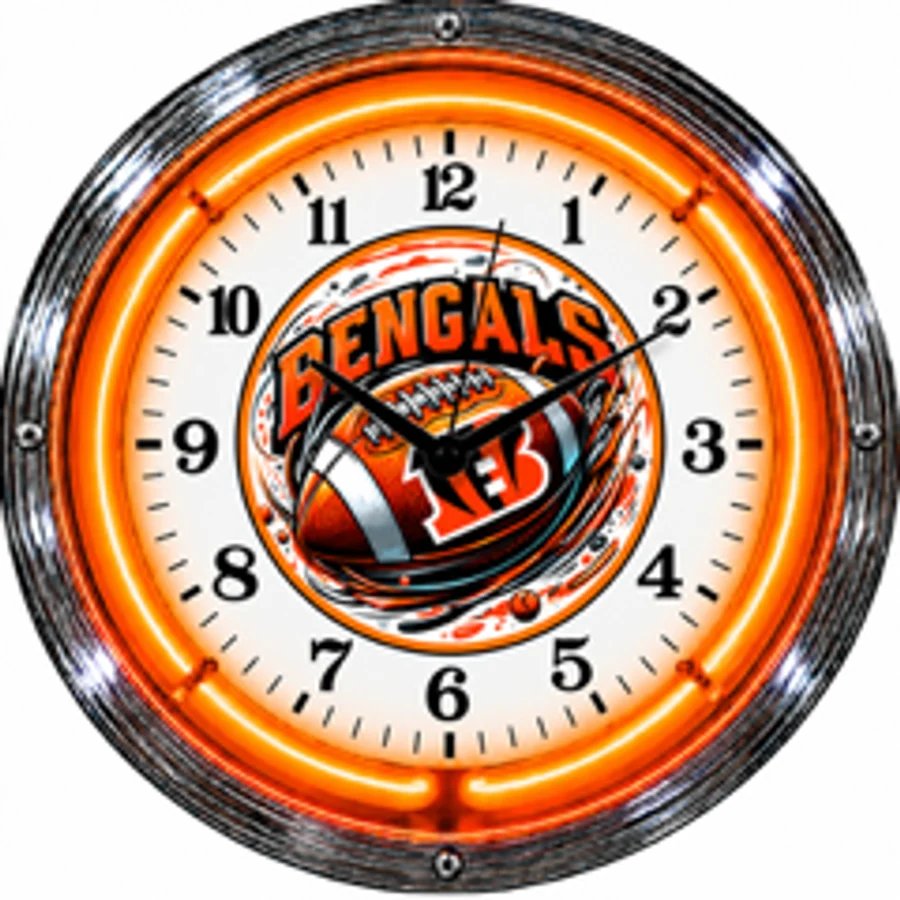 Cincinnati Bengals, Football neon clock