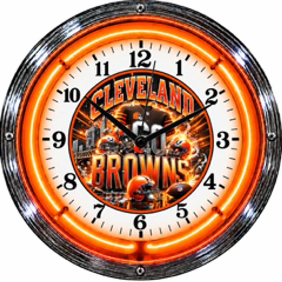Cleveland Browns, Fire neon clock