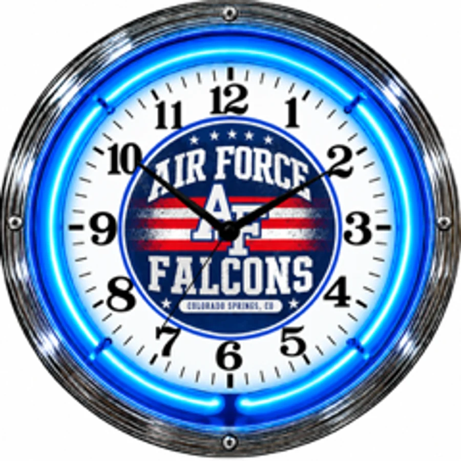 Air Force Falcons, Colorado Springs neon clock