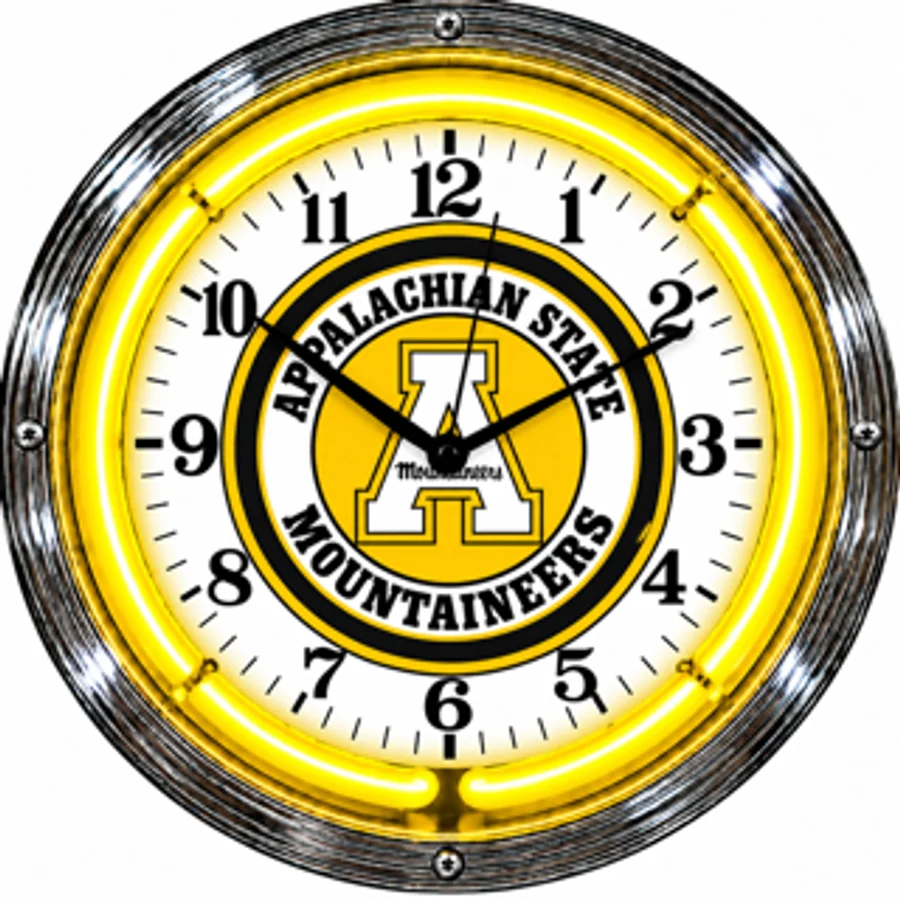 App State Mountaineers, Appalachian State Mountaineers neon clock