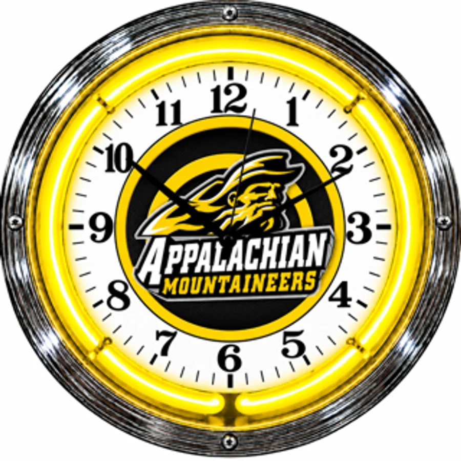 App State Mountaineers, Appalachian Mountaineers neon clock
