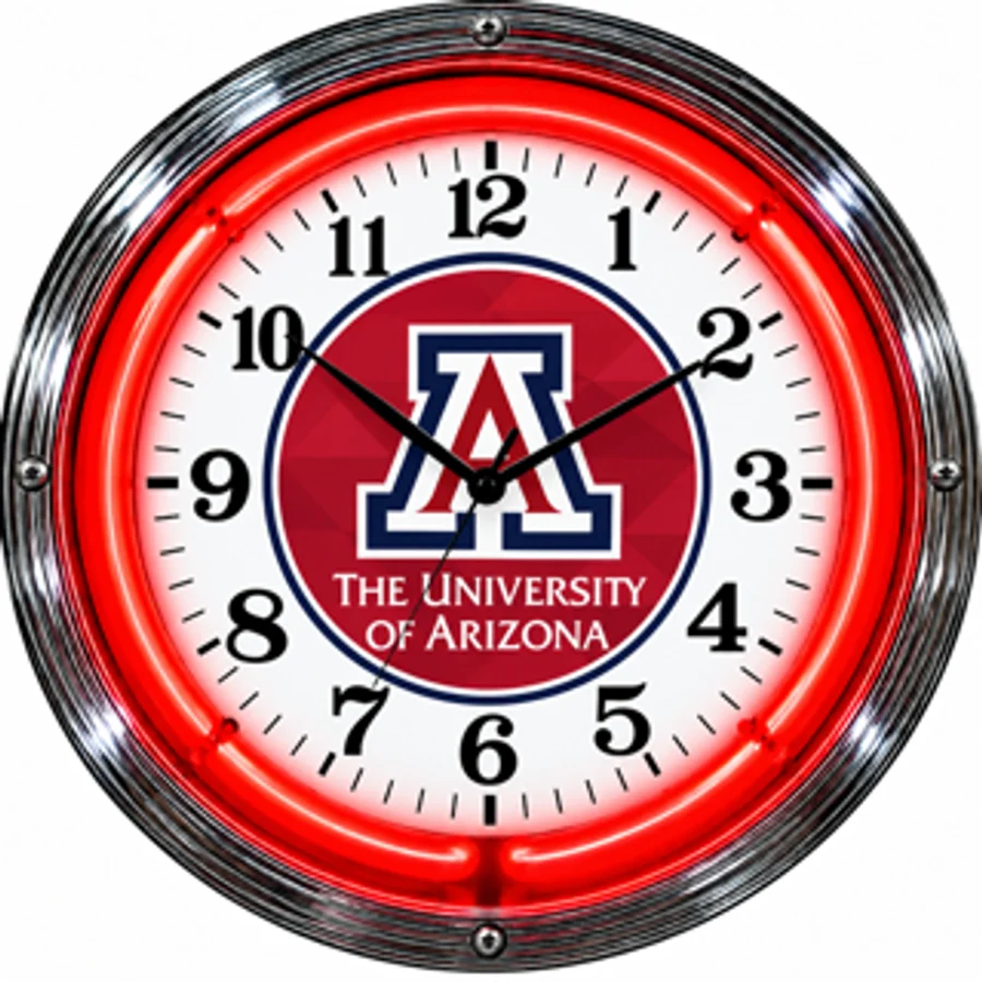 Arizona Wildcats, Block A neon clock
