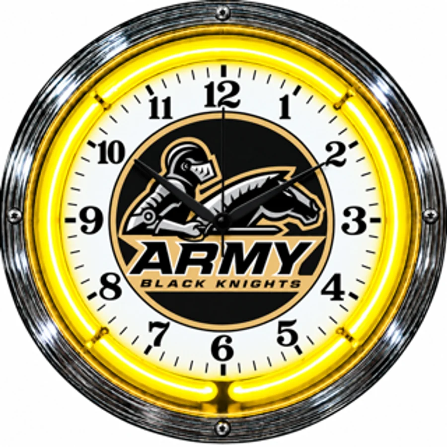 Army Black Knights, Army Black Knights neon clock