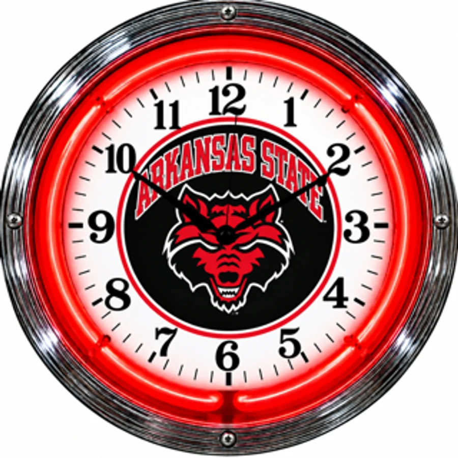 Arkansas State Red Wolves, Arkansas State neon clock