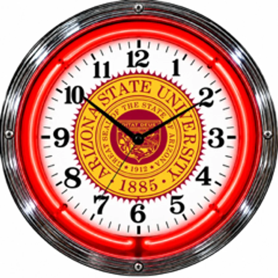 Arizona State Sun Devils, Arizona State Seal neon clock