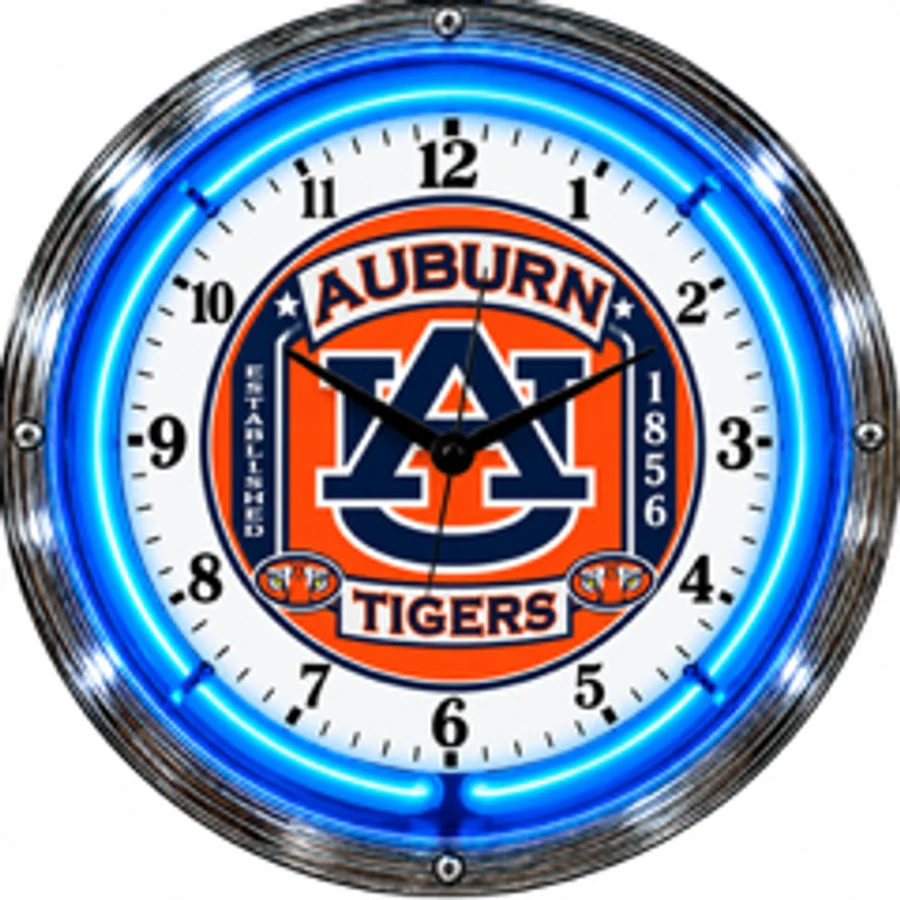 Auburn Tigers, Tigers 1856 neon clock