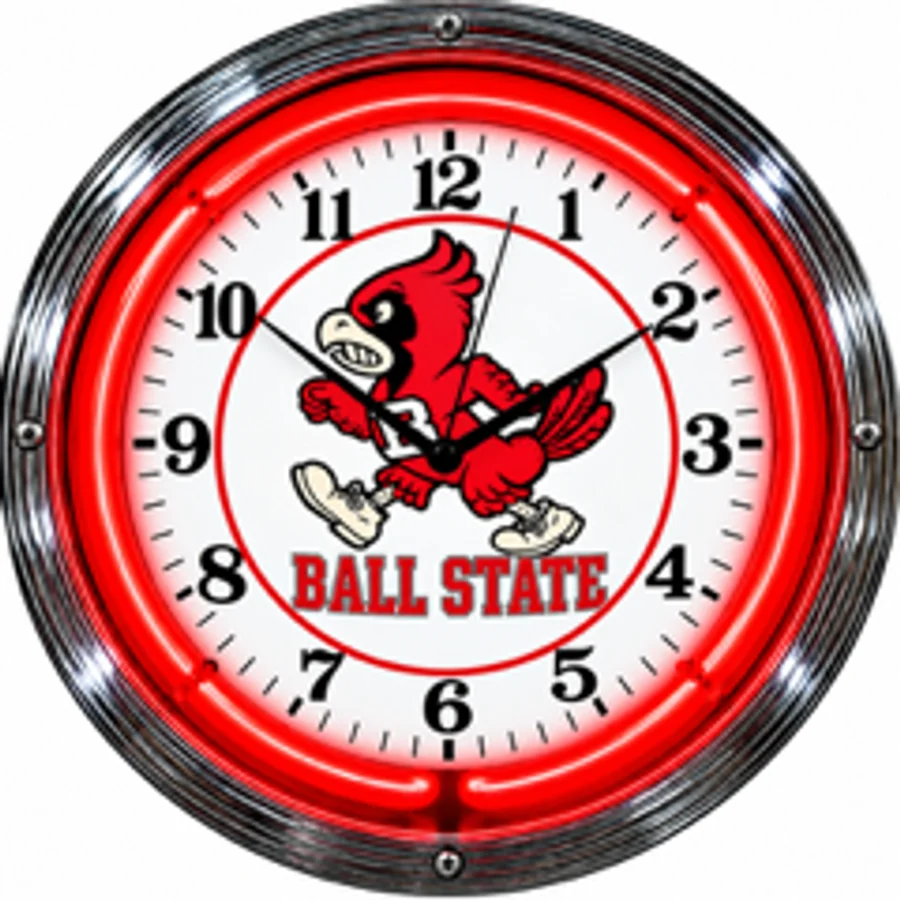 Ball State Cardinals, Charlie Cardinal neon clock