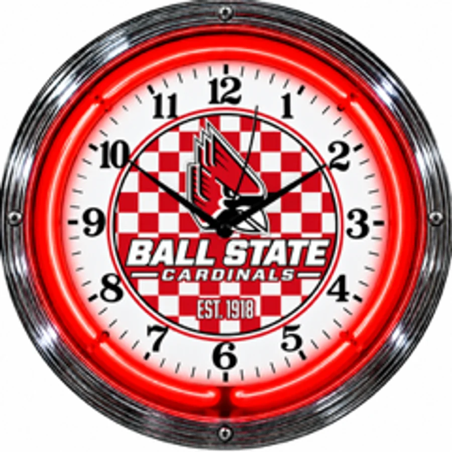 Ball State Cardinals, Ball State Cardinals neon clock