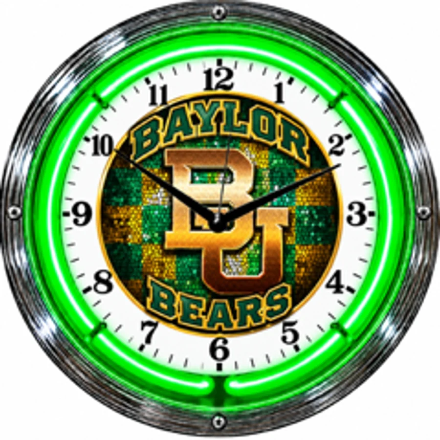 Baylor Bears, Baylor Bears neon clock