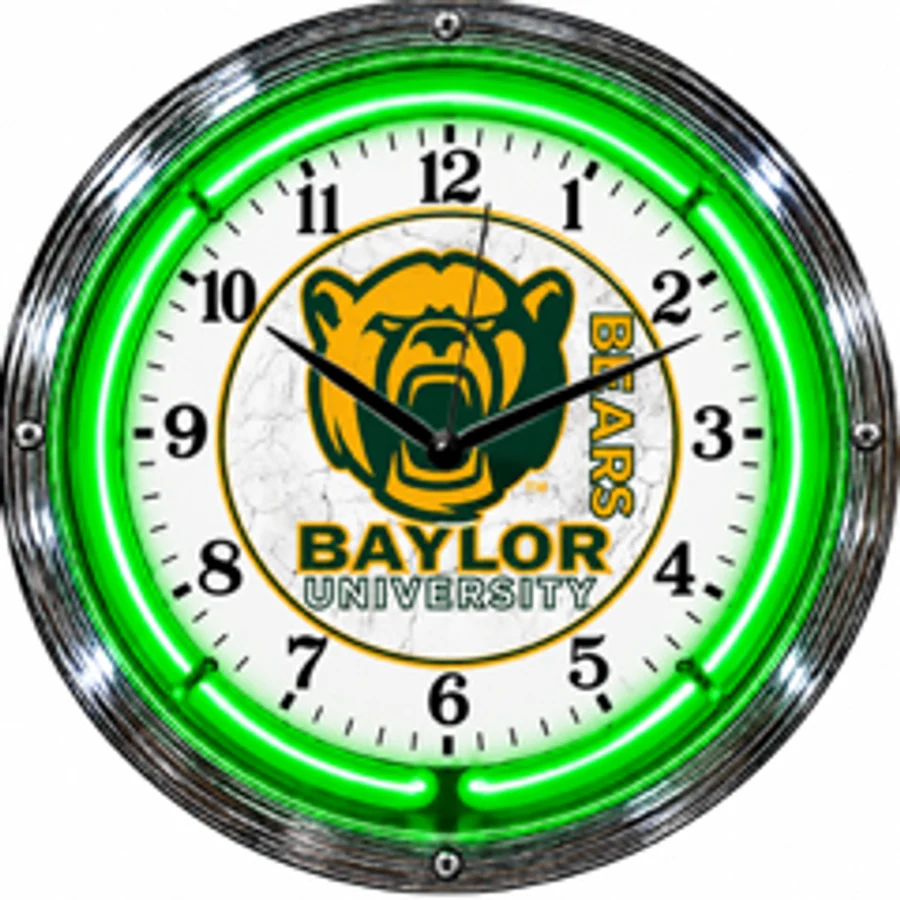 Baylor Bears, Baylor University neon clock