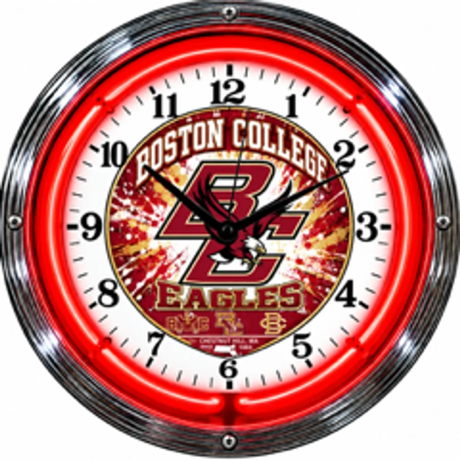 Boston College Eagles, Boston College Eagles neon clock