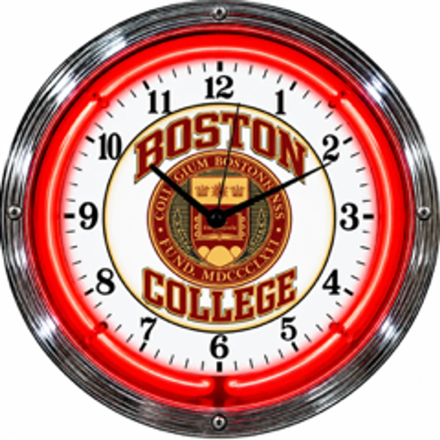 Boston College Eagles, Boston College Seal neon clock
