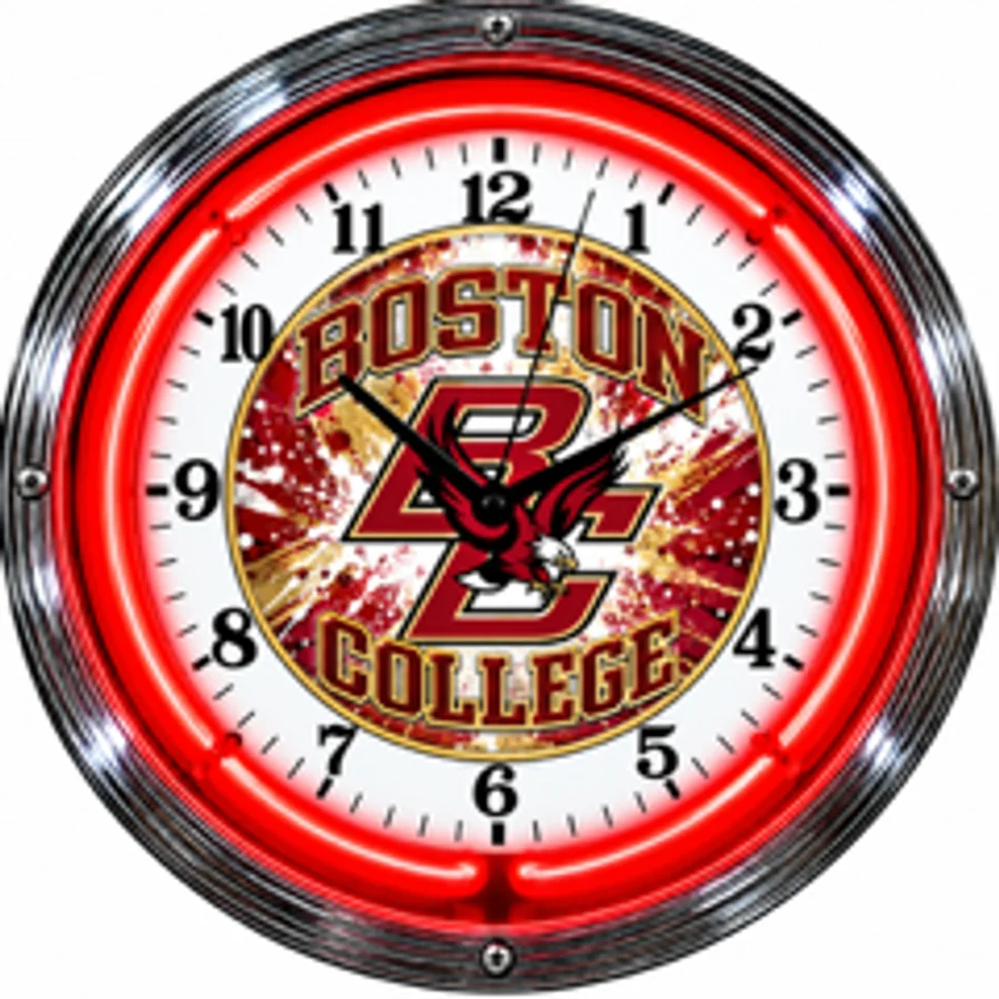 Boston College Eagles, Boston College neon clock