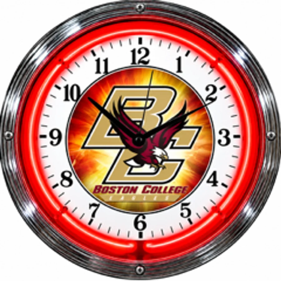 Boston College Eagles, BC Burst neon clock