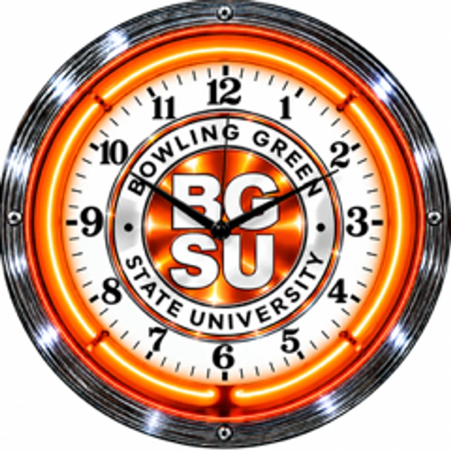 Bowling Green Falcons, BGSU neon clock