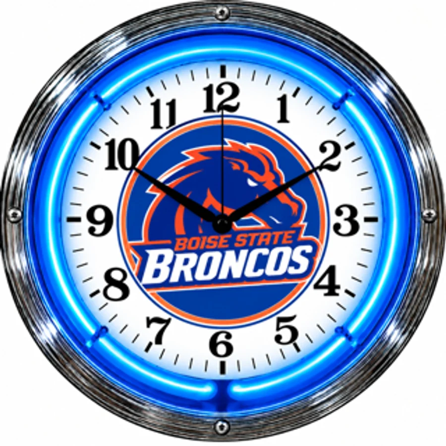 Boise State Broncos, Broncos neon clock