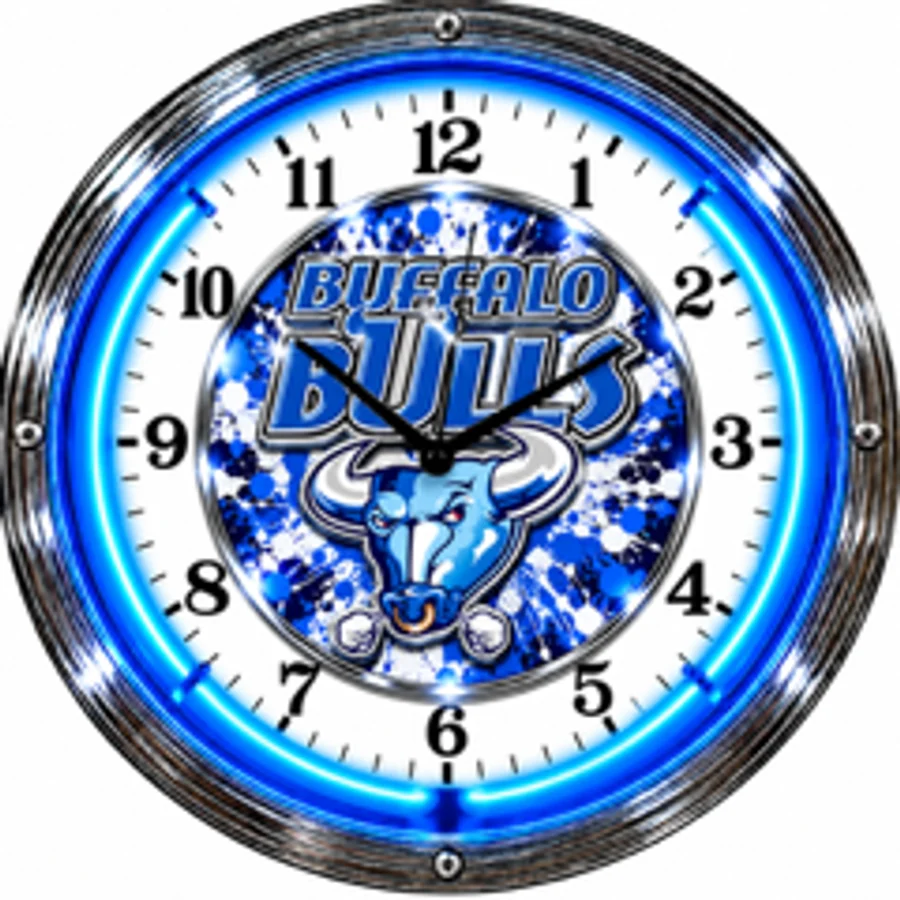 Buffalo Bulls, Buffalo Bulls Splash neon clock