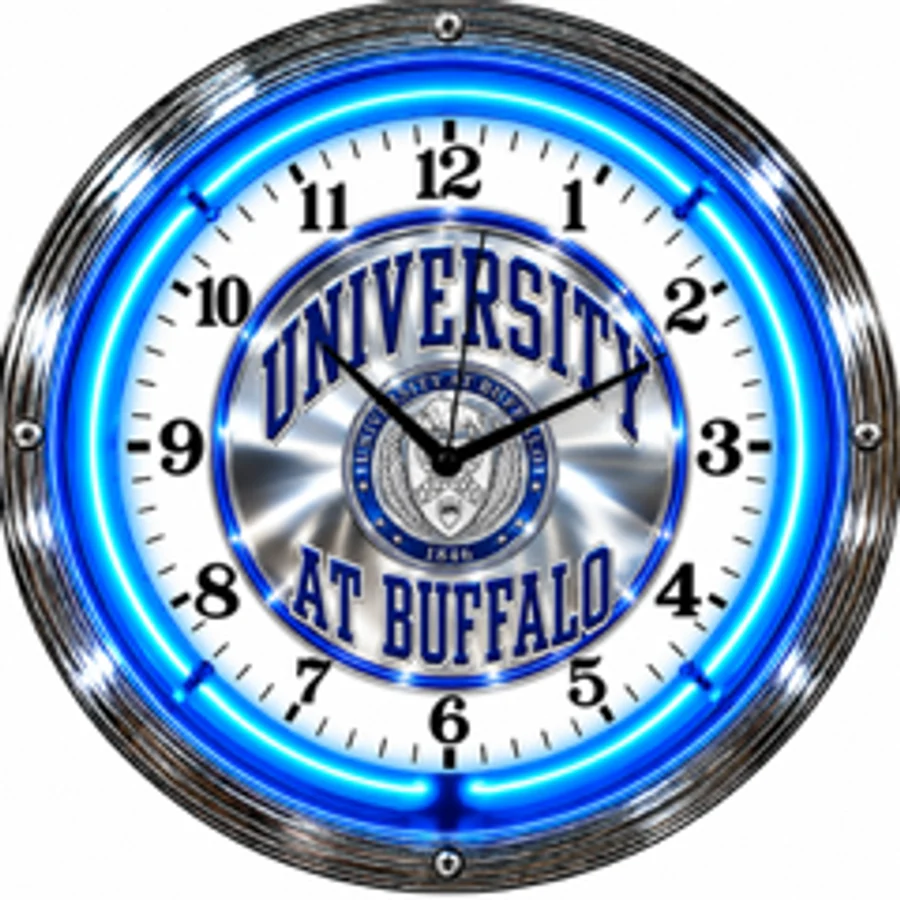 Buffalo Bulls, UB Classic neon clock