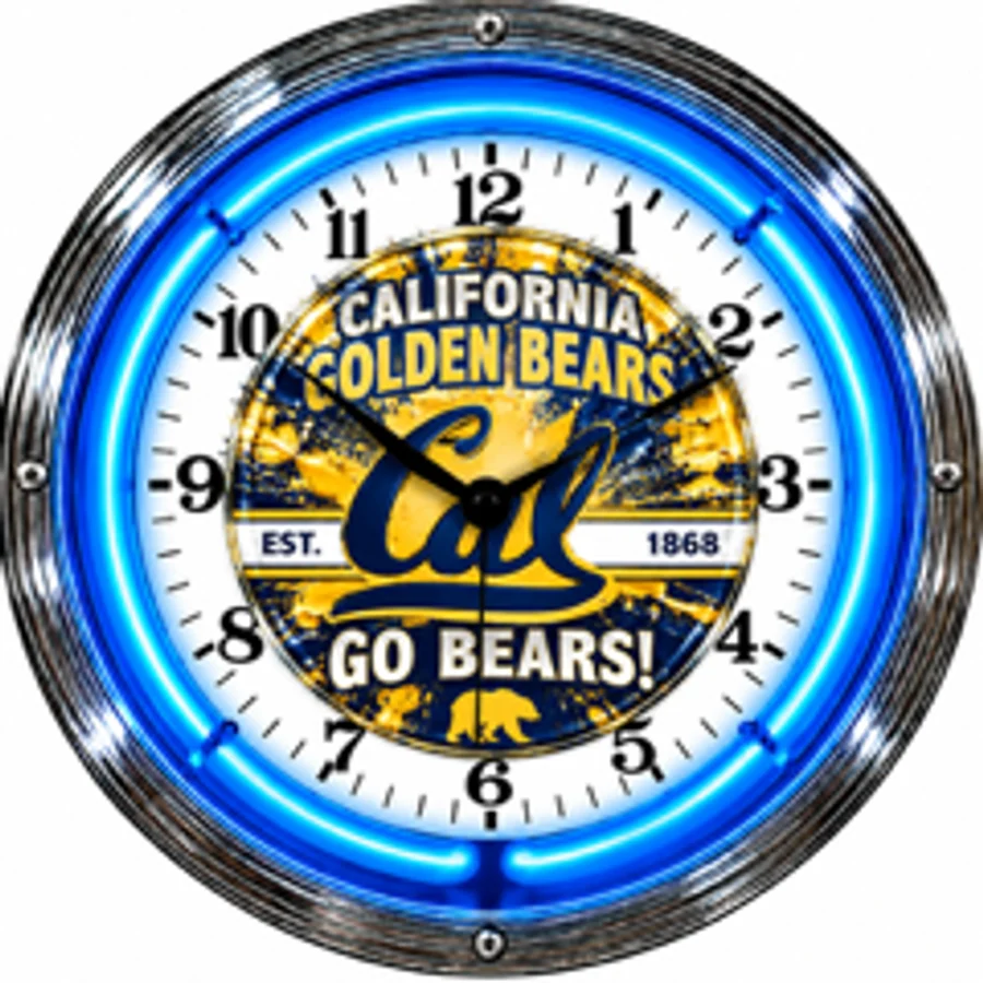 California Golden Bears, Go Bears! neon clock