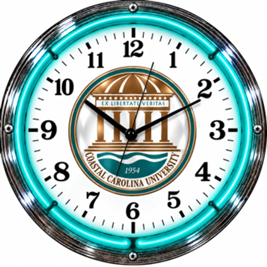 Coastal Carolina Chanticleers, Coastal Carolina University neon clock